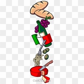 Food Italy Clipart, HD Png Download - italian food png
