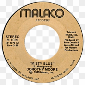 Misty Blue By Dorothy Moore Us Vinyl Single - Circle, HD Png Download - misty png