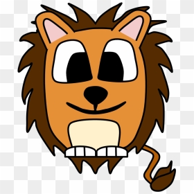 Lion, Big Eyes, Cartoon Animal - Clip Art, HD Png Download - big eyes png