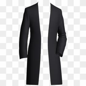 Long Black Coat Png, Transparent Png - coat png