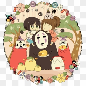 We Love Studio Ghibli - Chibi Spirited Away Characters, HD Png Download - studio ghibli png