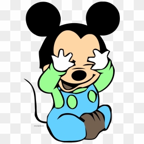 Baby Mickey Blind Mans Bluff Clipart Png - Mickey Mouse Baby Transparent, Png Download - baby mickey png