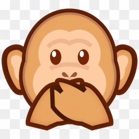 Peo-speak No Evil Monkey - Three Wise Monkeys, HD Png Download - evil emoji png