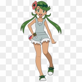 Mallow Sm - Pokemon Sun And Moon Mallow, HD Png Download - anime characters png