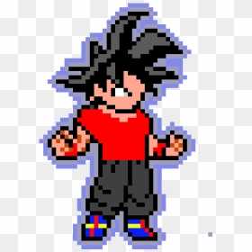 Goku Pixel Art, HD Png Download - ultra instinct goku png