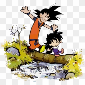 Calvin And Hobbes In A Suit Clipart , Png Download - Calvin And Hobbes, Transparent Png - calvin and hobbes png