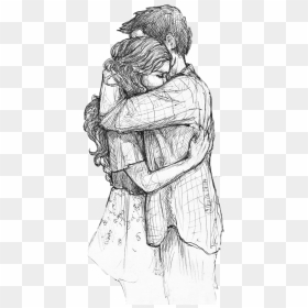 Www Mtv Com/news/2905159/teen Wolf Dylan Obrien Season - Hugging Drawings Of A Couple, HD Png Download - teen wolf png