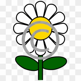 Free Daisy Coloring Pages , Png Download - Colouring Page Of Flower, Transparent Png - white daisy png