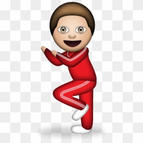 Dancing Girls Emoji Png - Animated Happy Dance Emoji, Transparent Png - dancing emoji png