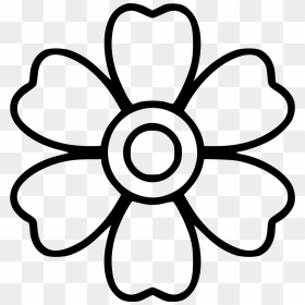 Daisy - Easy Pictures To Colour, HD Png Download - white daisy png