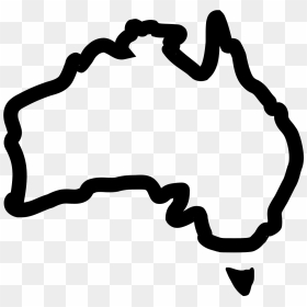 Png Royalty Free Australia Drawing Icon Clipart , Png - Black And White Australia Icon, Transparent Png - royalty png