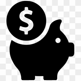 Piggy Save Pig Bank Savings - Vector Piggy Bank Icon, HD Png Download - savings png