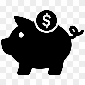 Tool For Saving Money - Clipart Blue Piggy Bank, HD Png Download - savings png
