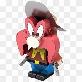 Yosemite Sam - Metal Earth Looney Tunes, HD Png Download - yosemite sam png