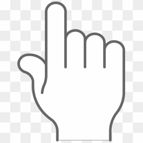Pointing Hand Outline Clipart, HD Png Download - mouse pointers png