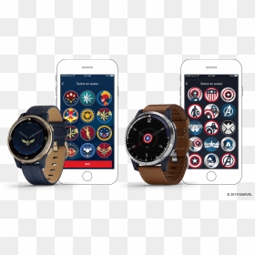 Garmin Smart Watches - Garmin First Avenger Watch, HD Png Download - capitan america png