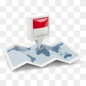 Square Pin With Map - Vanuatu Flag Png Map, Transparent Png - computer monitor icon png