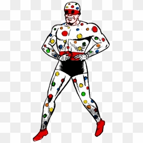 Polka Dot Man Png, Transparent Png - comic dots png