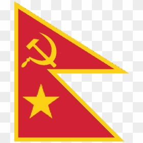 Communist Nepal Flag Redux - Jacksfilms Nepal Flag, HD Png Download - nepal flag png