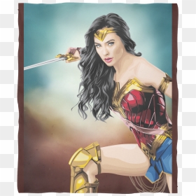 Wonderwoman Gal Gadot Clipart, HD Png Download - gal gadot png