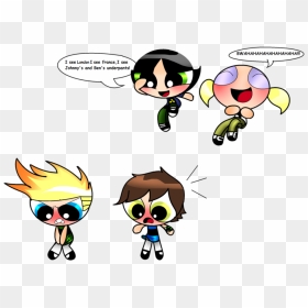 Angry, Awesome, And Beautiful Image - Powerpuff Girls And Ben 10, HD Png Download - funny png tumblr