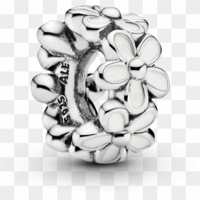 Pandora - Title - Tag - Pandora White Flower Charm, HD Png Download - white daisy png