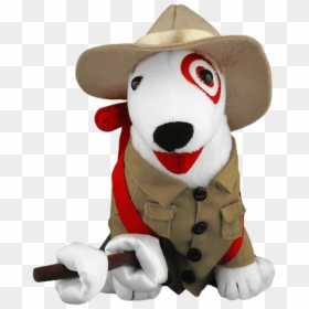 Target Bullseye Dog And Family - Stuffed Toy, HD Png Download - target dog png