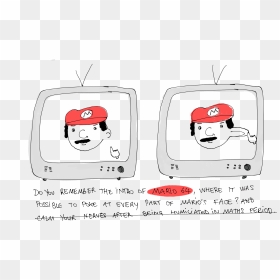 Cartoon, HD Png Download - mario face png