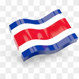 Costa Rica Gif Png, Transparent Png - costa rica flag png