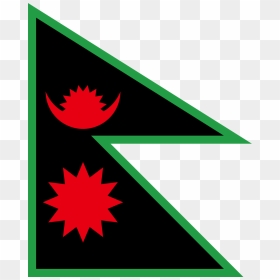 Flag Of Nepal, HD Png Download - nepal flag png