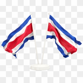Two Waving Flags - Thailand And United States, HD Png Download - costa rica flag png