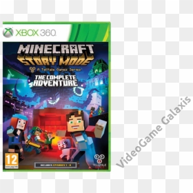 Minecraft Story Mode Complete Adventure Xbox 360 , - Minecraft Story Mode Season 1 Xbox 360, HD Png Download - minecraft story mode logo png