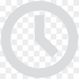 White Clock Png - Time Icon Png White, Transparent Png - clock logo png