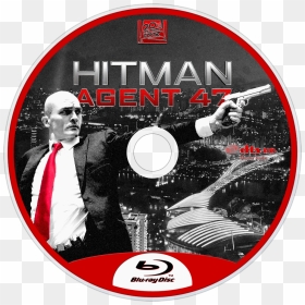 Agent 47 Bluray Disc Image - Label, HD Png Download - agent 47 png