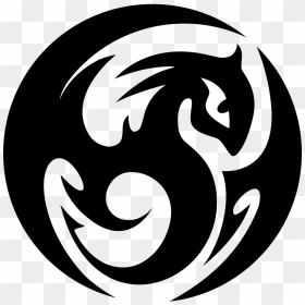 Black Dragon Logo Png , Png Download - Black Dragon Logo Png, Transparent Png - dragon logo png