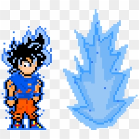 Goku Pixel Png Ultra Instinct, Transparent Png - ultra instinct goku png
