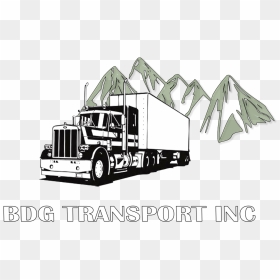 18 Wheeler Tractor Trailer Silhouette , Png Download - Silhouette Of Semi Truck, Transparent Png - 18 wheeler png