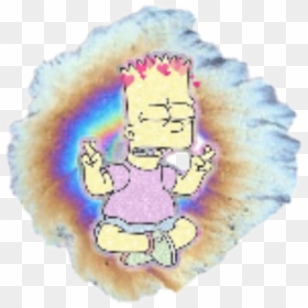 Bart Simpson Tumblr Sticker - Bart Simpson, HD Png Download - grunge tumblr png