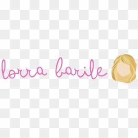 Lorra Barile - Calligraphy, HD Png Download - victoria secret pink logo png