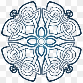 Celtic Ornament Vector Free Spirit - Celtic Knot Rose Vector Free, HD Png Download - ornament vector png