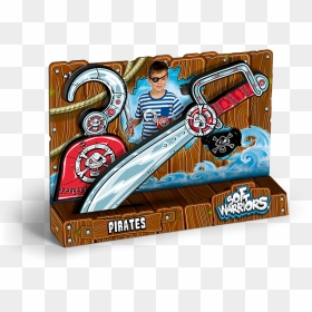 Pack Pirata Espada, Gárfio Y Parche - Soft Warriors Pirates Sword, HD Png Download - pirate hook png