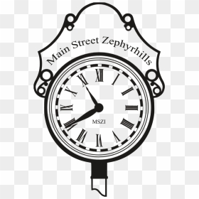 Main Street Clock Logo Transparent Background - Clock, HD Png Download - clock logo png