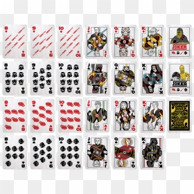 52 Playing Cards Png Jpg Royalty Free Library - Star Wars Playing Cards Full Set, Transparent Png - poker cards png