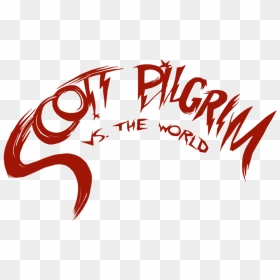 Scott Pilgrim Vs - Scott Pilgrim Vs The World Title Font, HD Png Download - scott pilgrim png