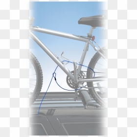 Bike Rack Locking Cable - Bicycle Frame, HD Png Download - bike rack png