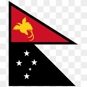 Papua New Guinea Flag, HD Png Download - nepal flag png