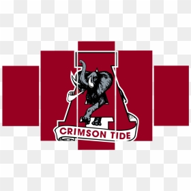Transparent Alabama Crimson Tide Logo Png - Alabama Football Old Logo, Png Download - university of alabama logo png