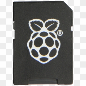 Sd Card Rpi Noobs, HD Png Download - raspberry pi logo png
