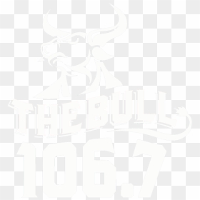 Bull Full White Logo 1080 - Bull, HD Png Download - bulls png