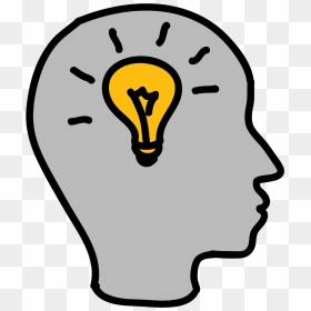 Brainstorm Skill Icon - Icon Brain Transparent Background, HD Png Download - light bulb clip art png